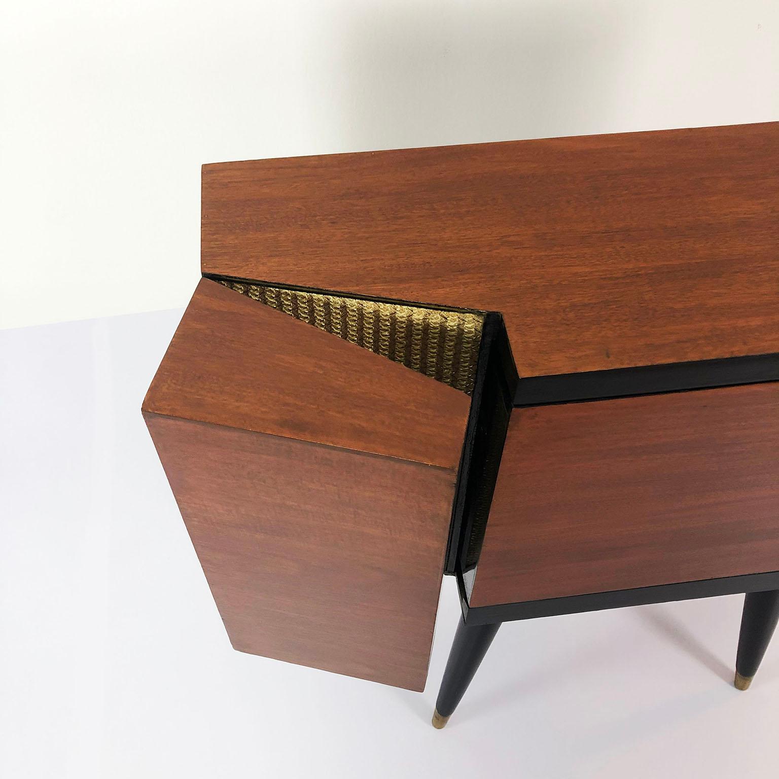 Mexican Petite Midcentury Record Player Console