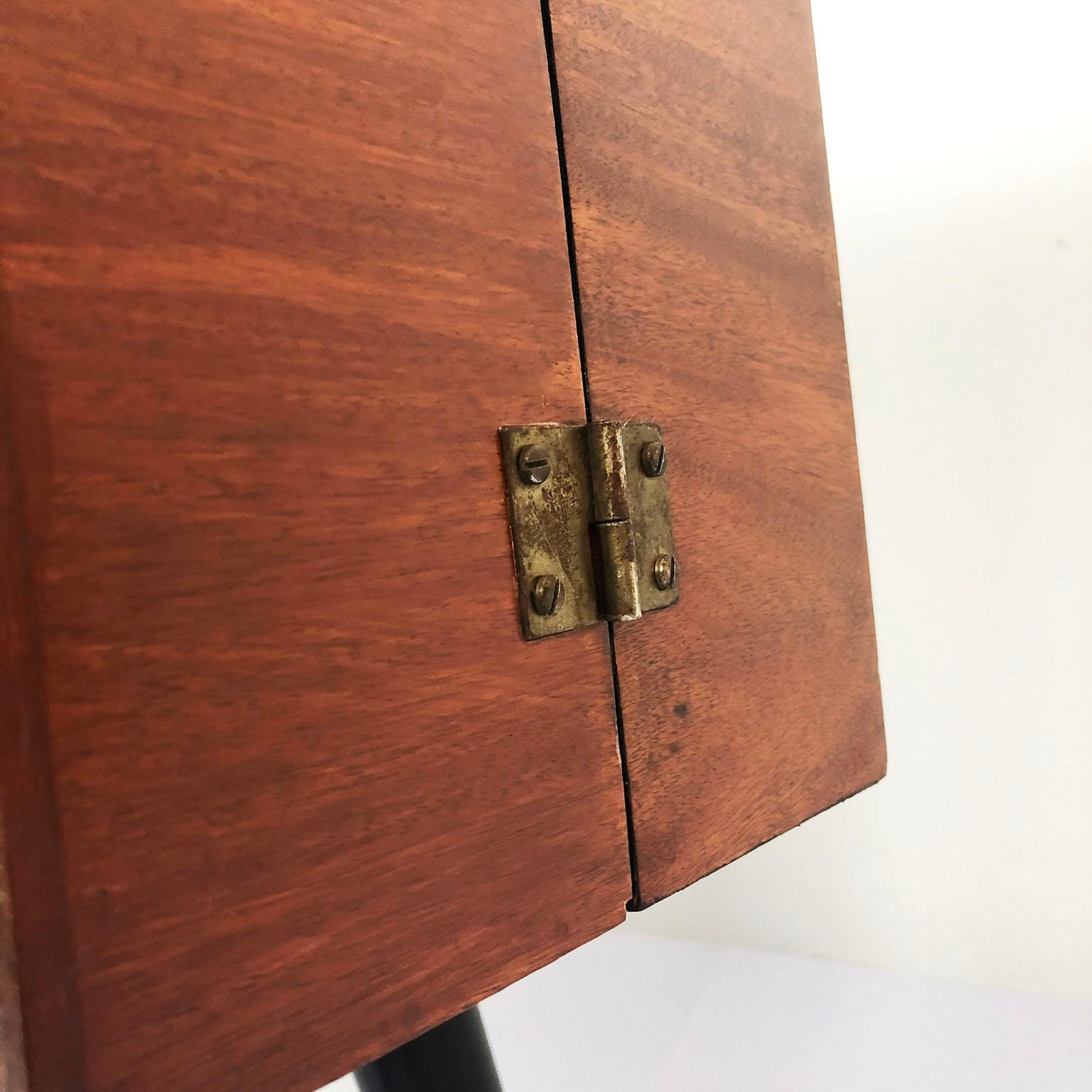 Mid-20th Century Petite Midcentury Record Player Console