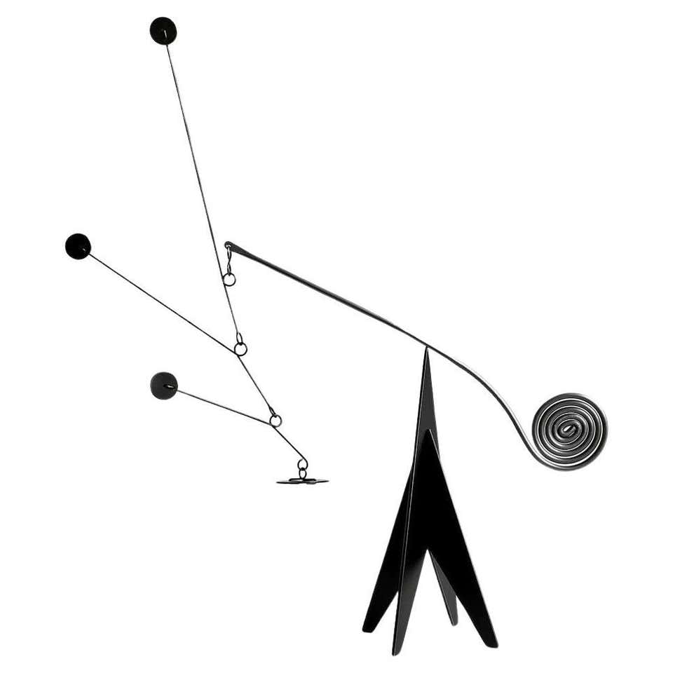 Calder Mobile Layouts Petite Mobile in the style of Alexander Calder For Sale at 1stDibs