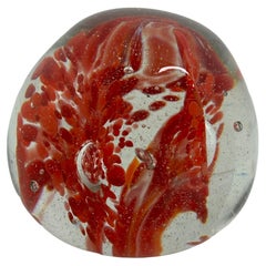 Petit presse-papiers en verre de Murano à l'intérieur Mid-Century Modern, Italie 1960