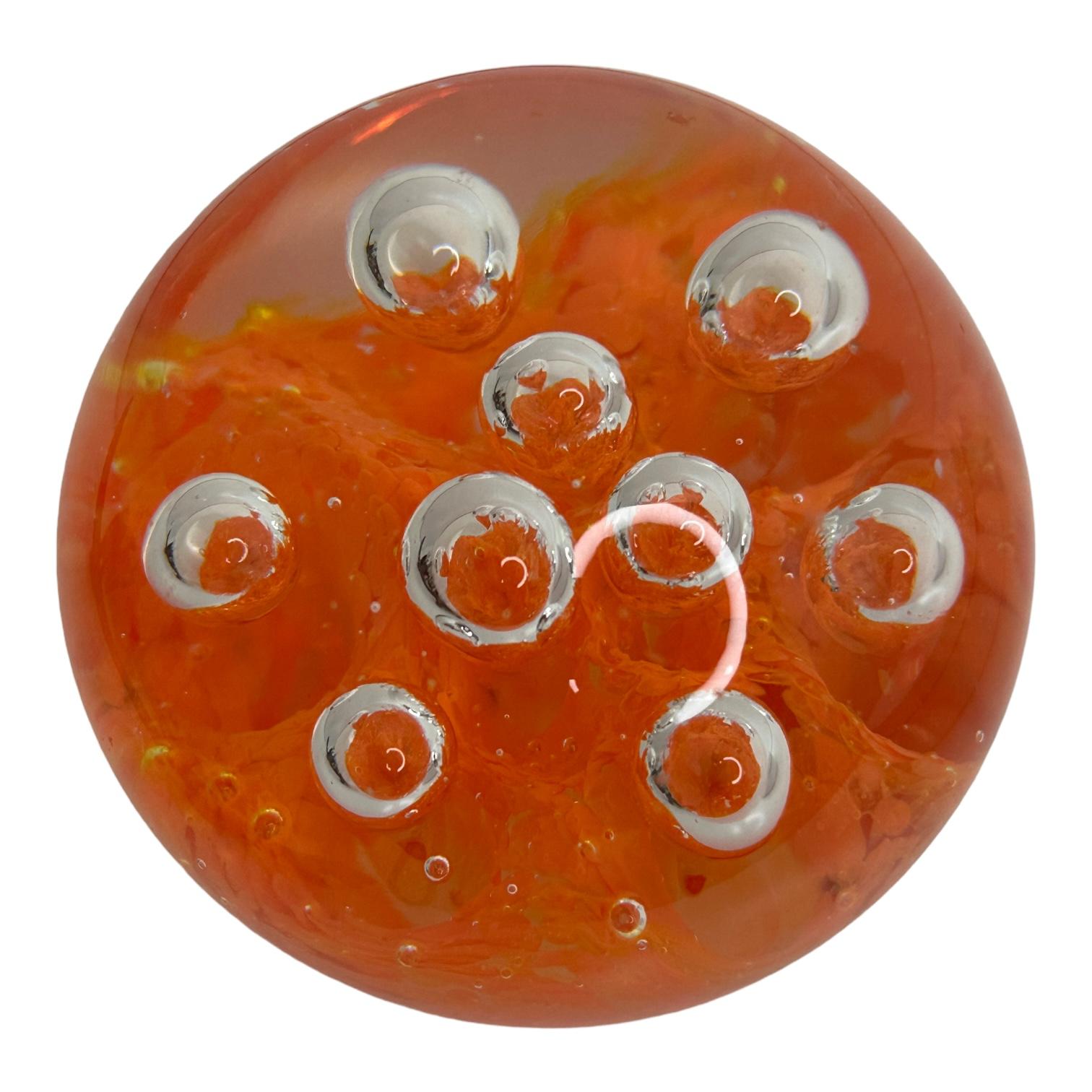 Petite Murano Glass Paperweight Mid-Century Modern, Italy 1980s For Sale 1