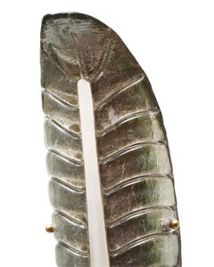Petite Murano Glass Silver Leaf Sconces