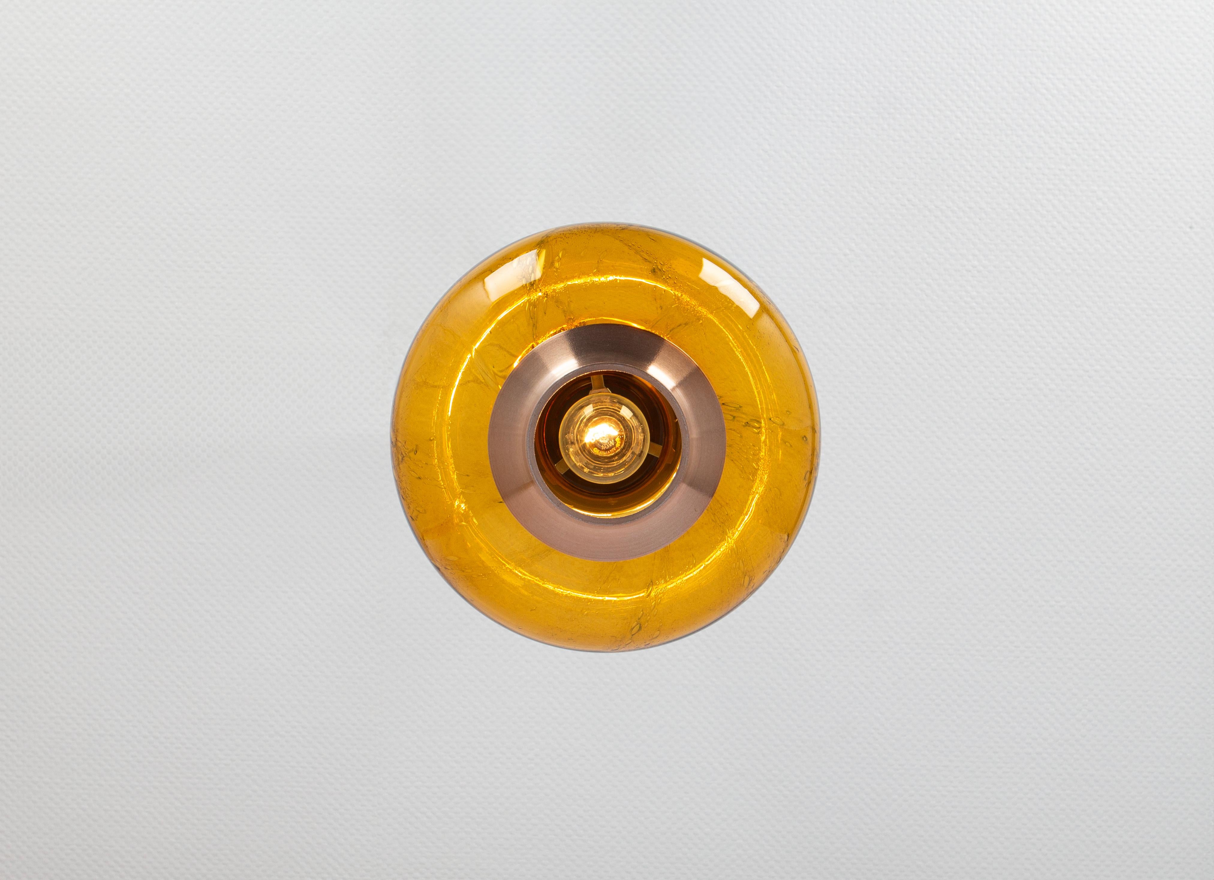 Petite Murano Pendant Light by Doria, Germany, 1970s In Good Condition For Sale In Aachen, NRW