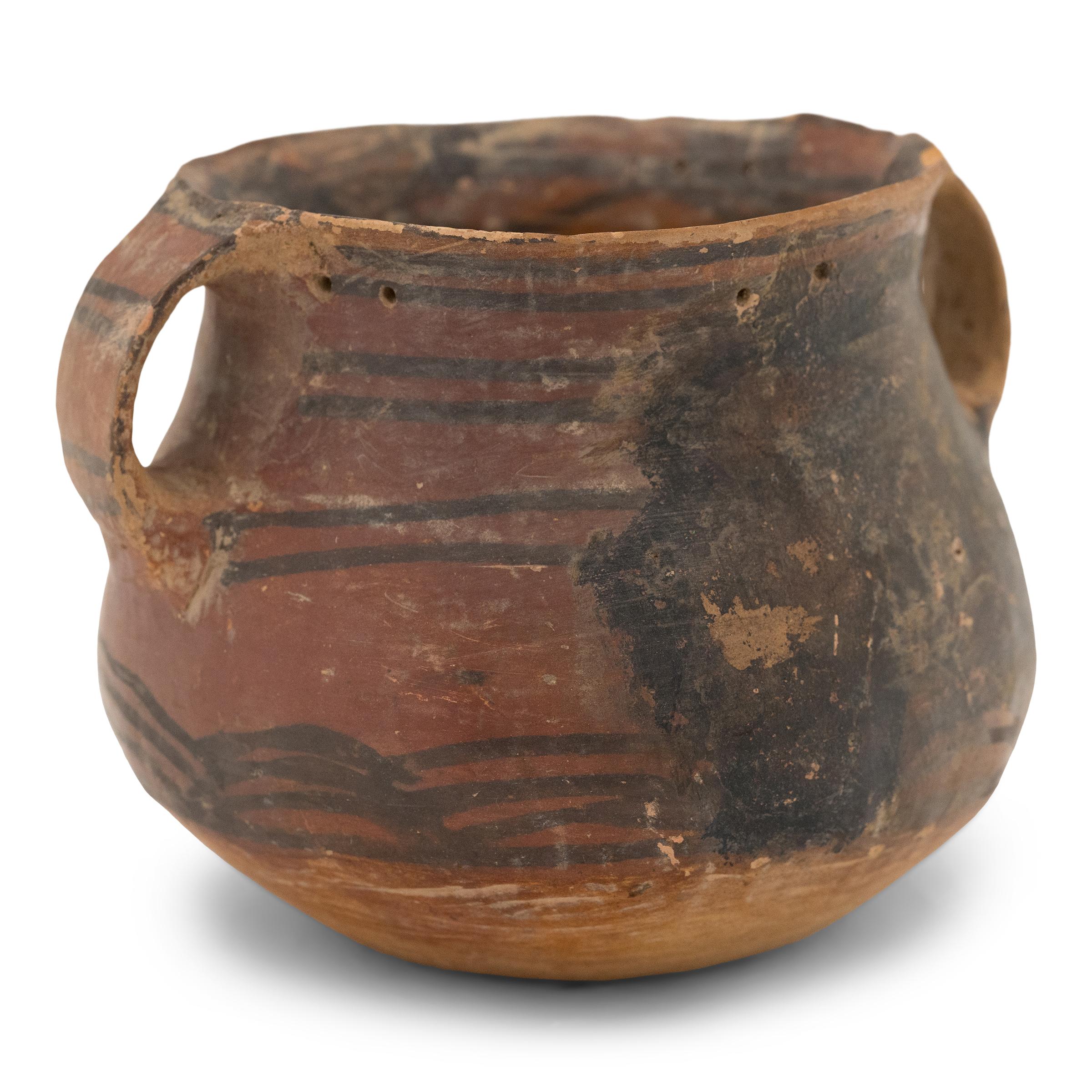 Chinese Export Petite Neolithic Chinese Terracotta Jar For Sale