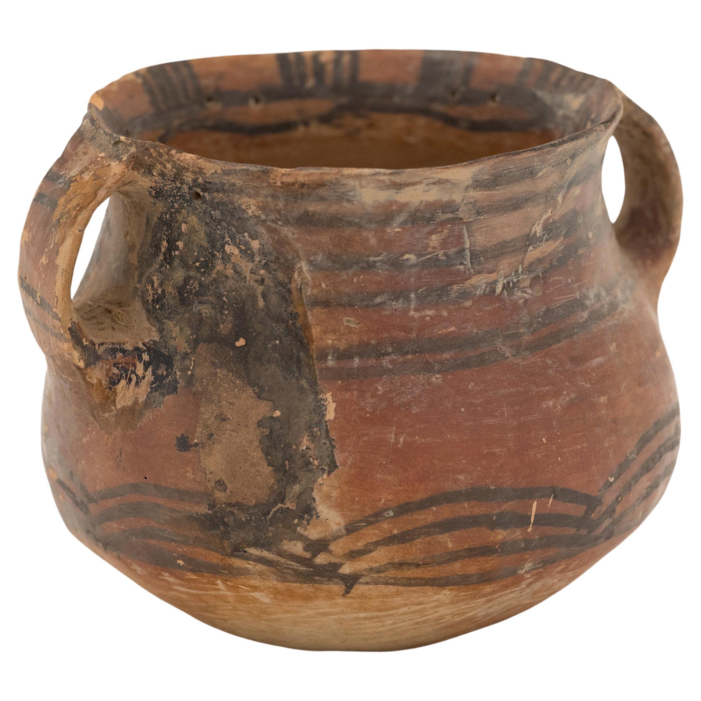 Petite Neolithic Chinese Terracotta Jar For Sale