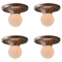 Petite Nickel 1960s Castiglioni 'Light Ball' Wall or Ceiling Lamp for Flos