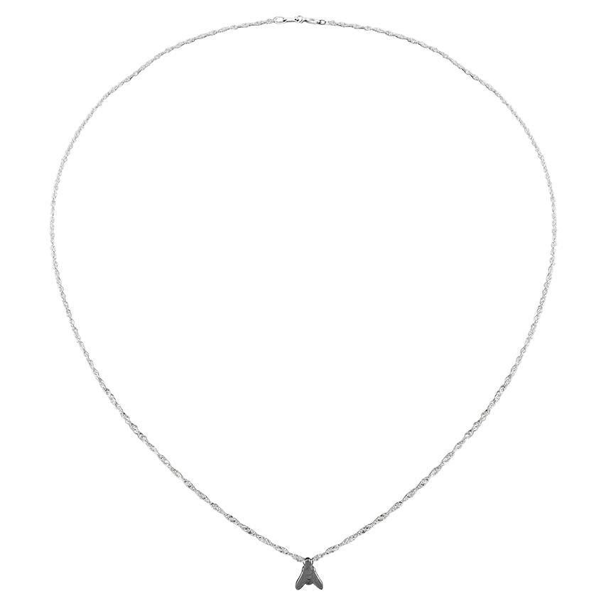 collar mini FLY Essential de oro negro de 18 quilates - ECH JEWELRY Contemporáneo en venta
