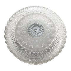 Petite Organic Bubble Pattern Flush Mount Ceiling Light, anni '70