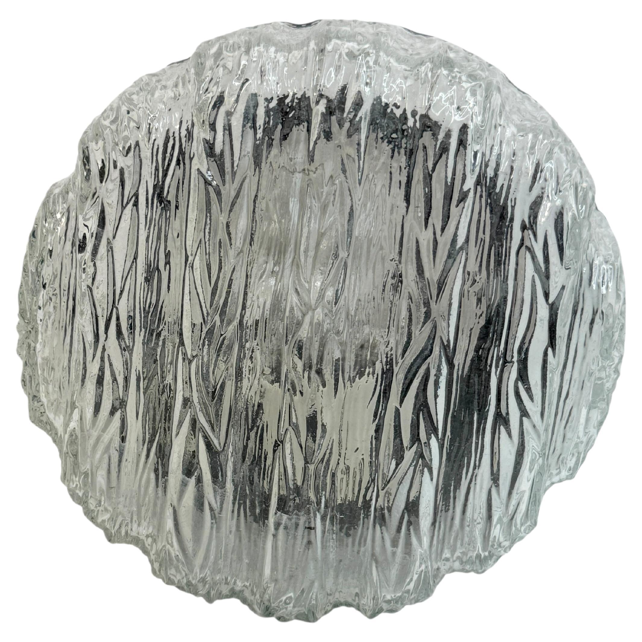 Petite Organic Pattern Flushmount Ceiling Light RZB Leuchten, 1980s IP44