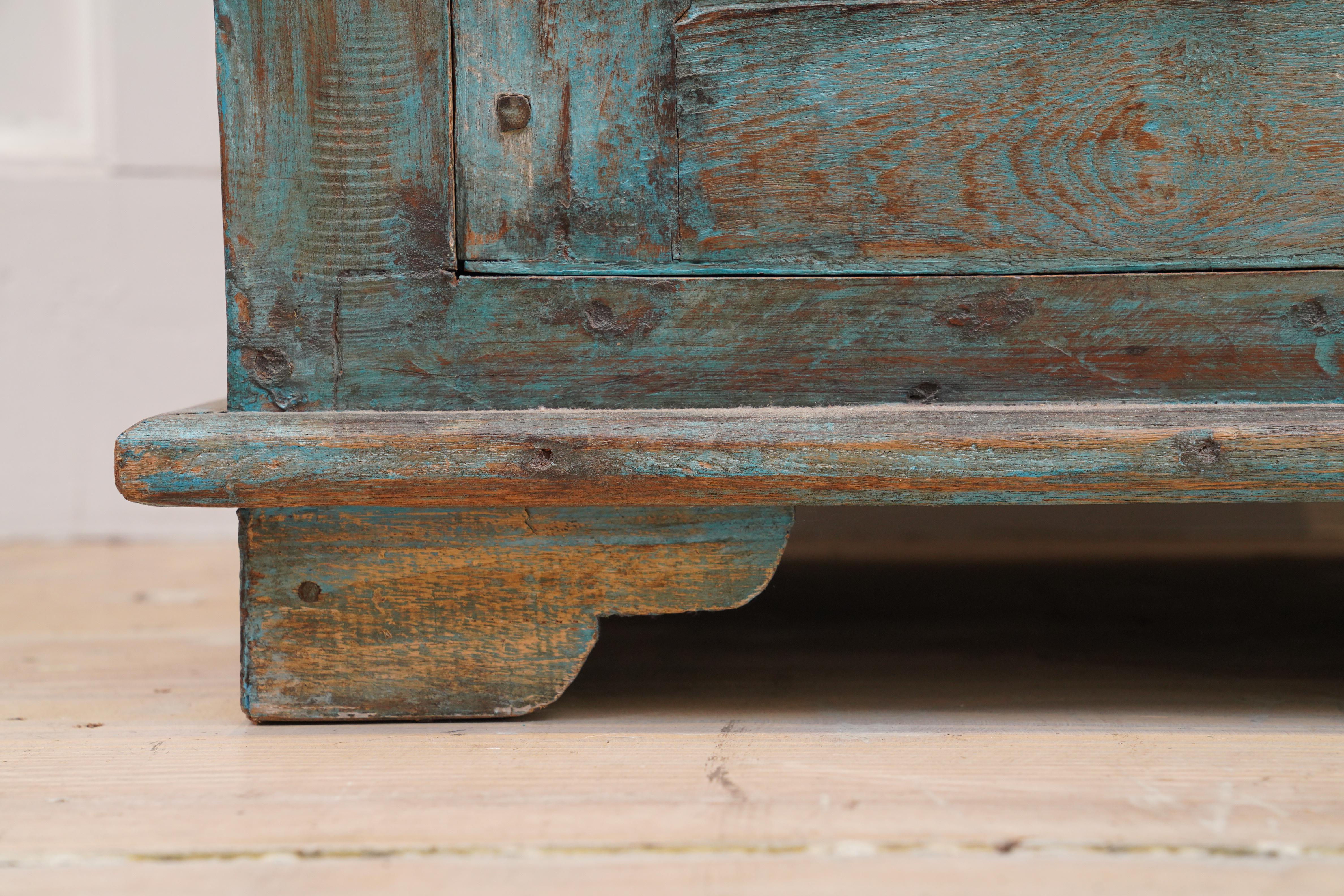 Petite Painted Teak Cabinet, 1980's In Good Condition For Sale In Nantucket, MA