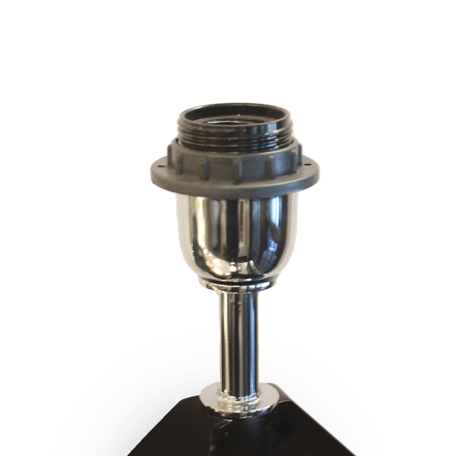 Italian Petite Pair of Murano Glass Gem Cut Table Lamps 2021 For Sale