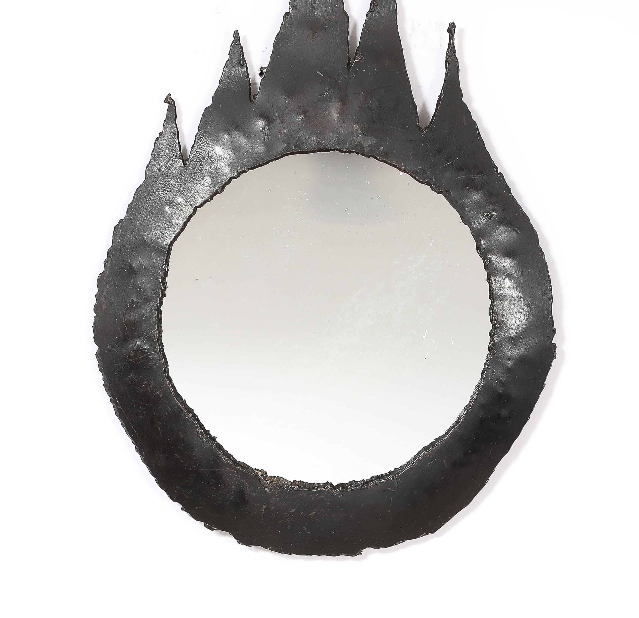 Petite Patinated Cut Steel 