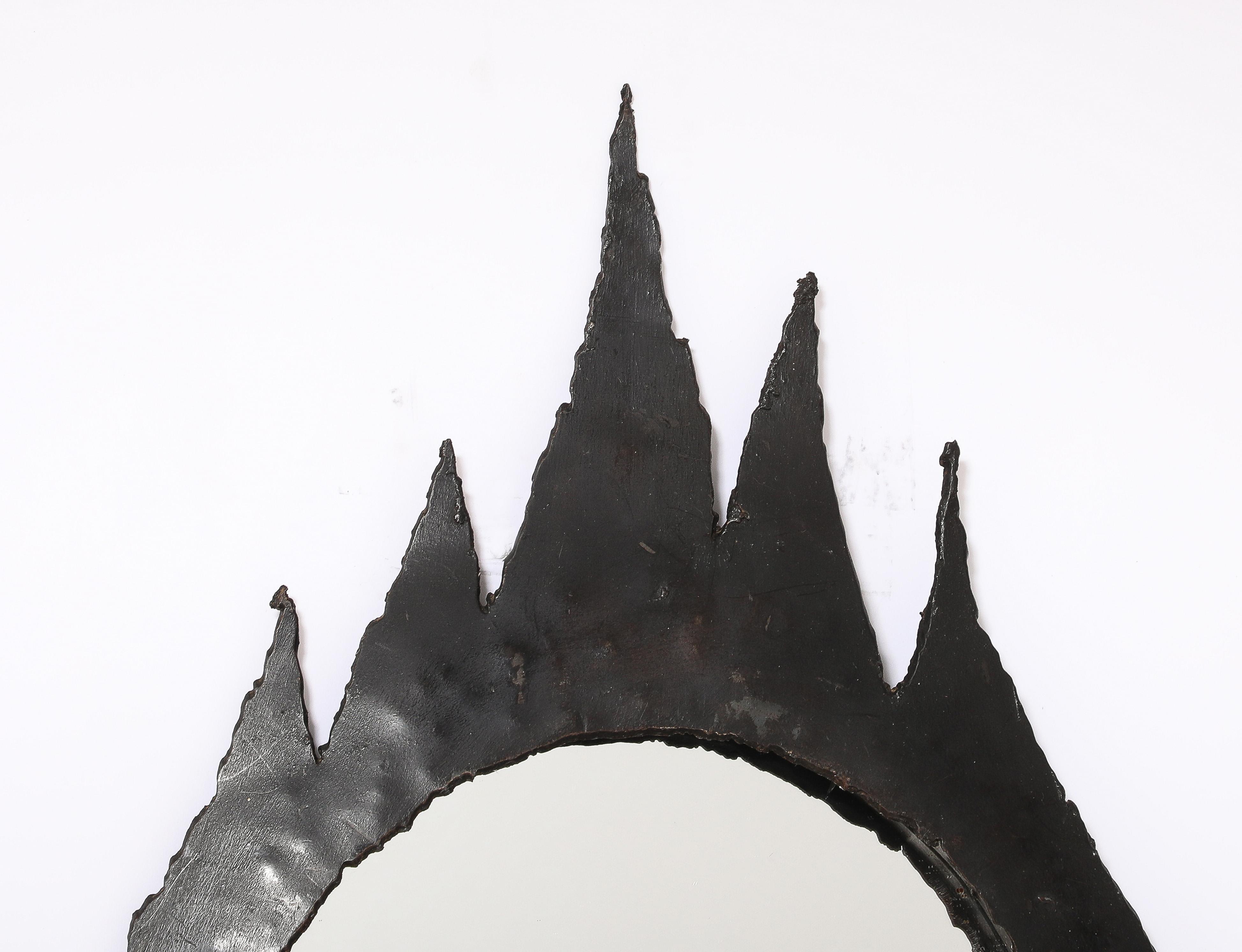 Petite Patinated Cut Steel 