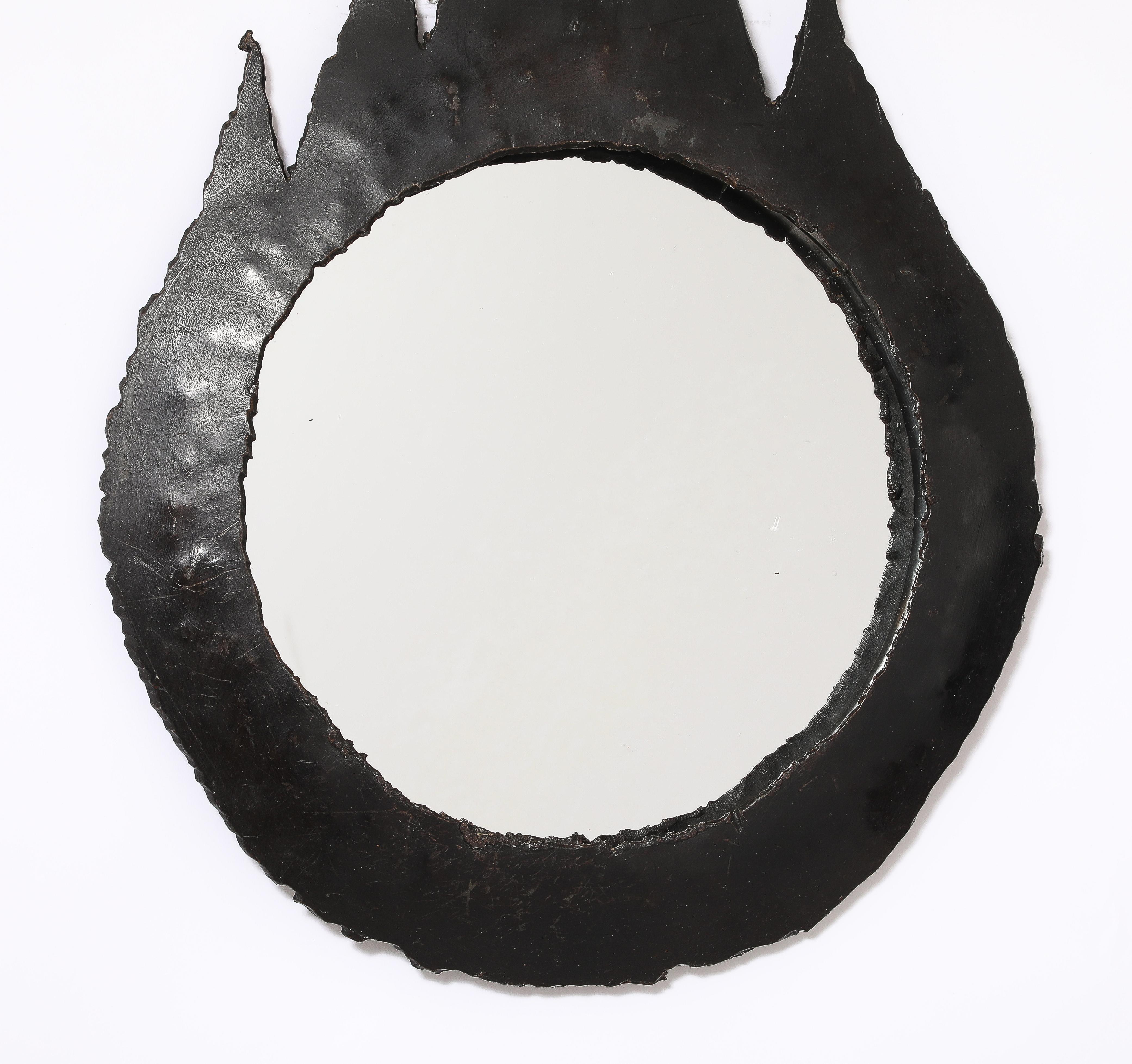 Petite Patinated Cut Steel 