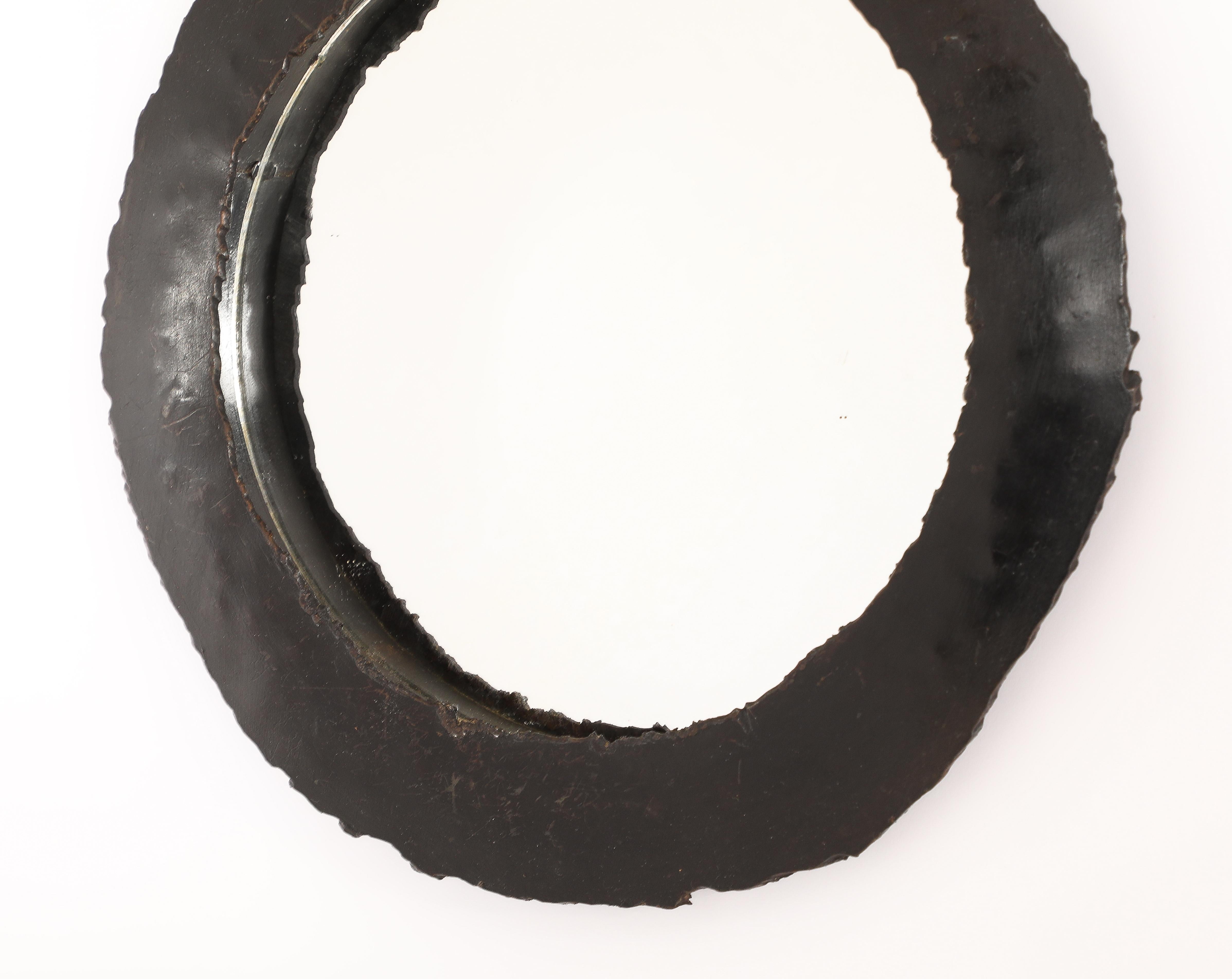 Petite Patinated Cut Steel 