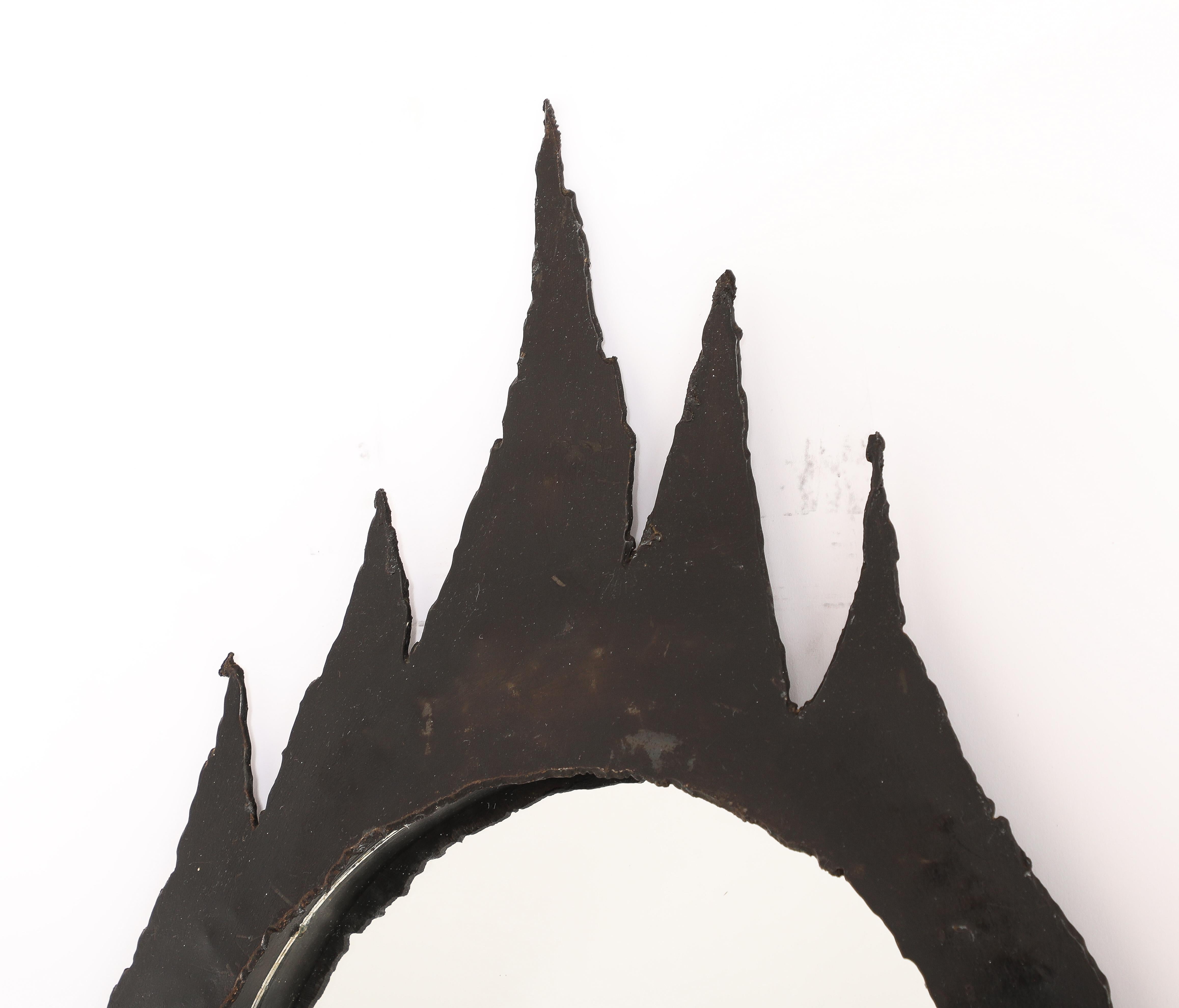 Petite Patinated Cut Steel 