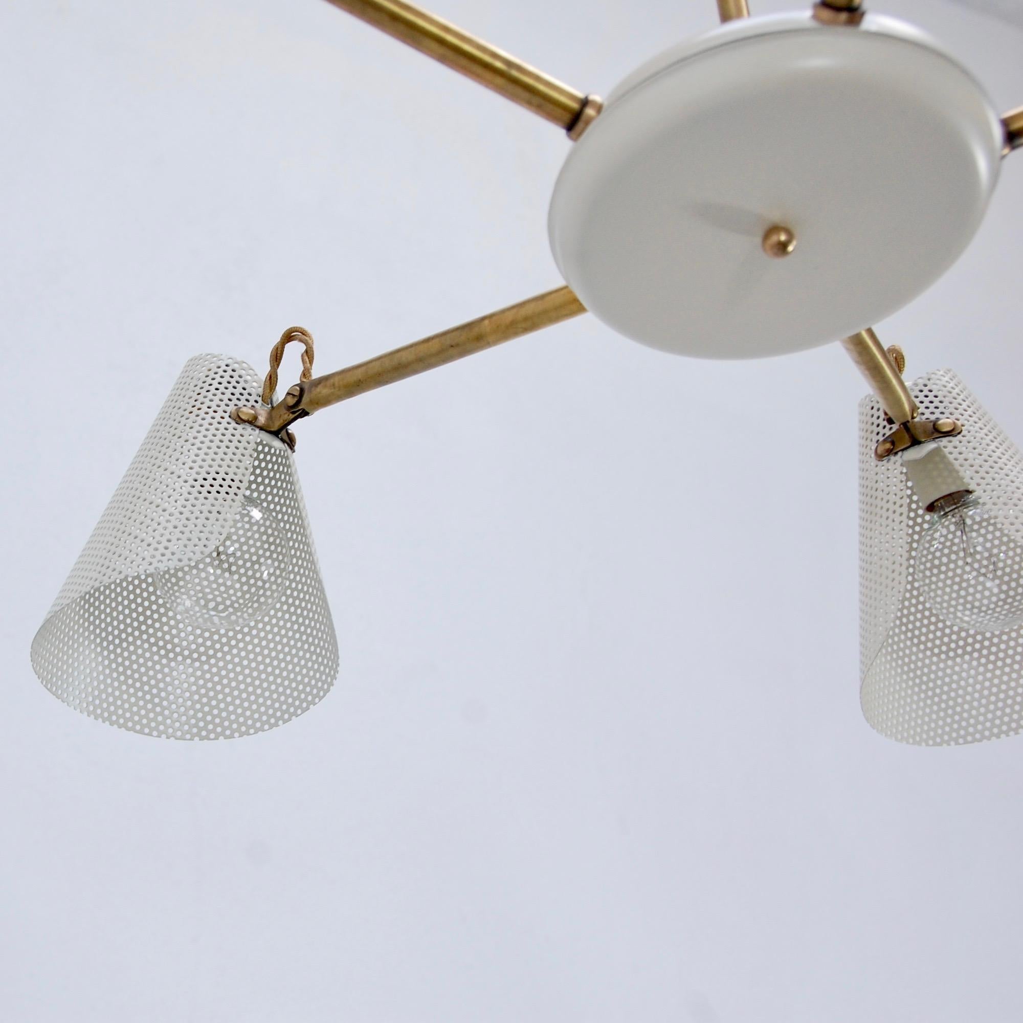 Petite Perforated French Chandelier 9