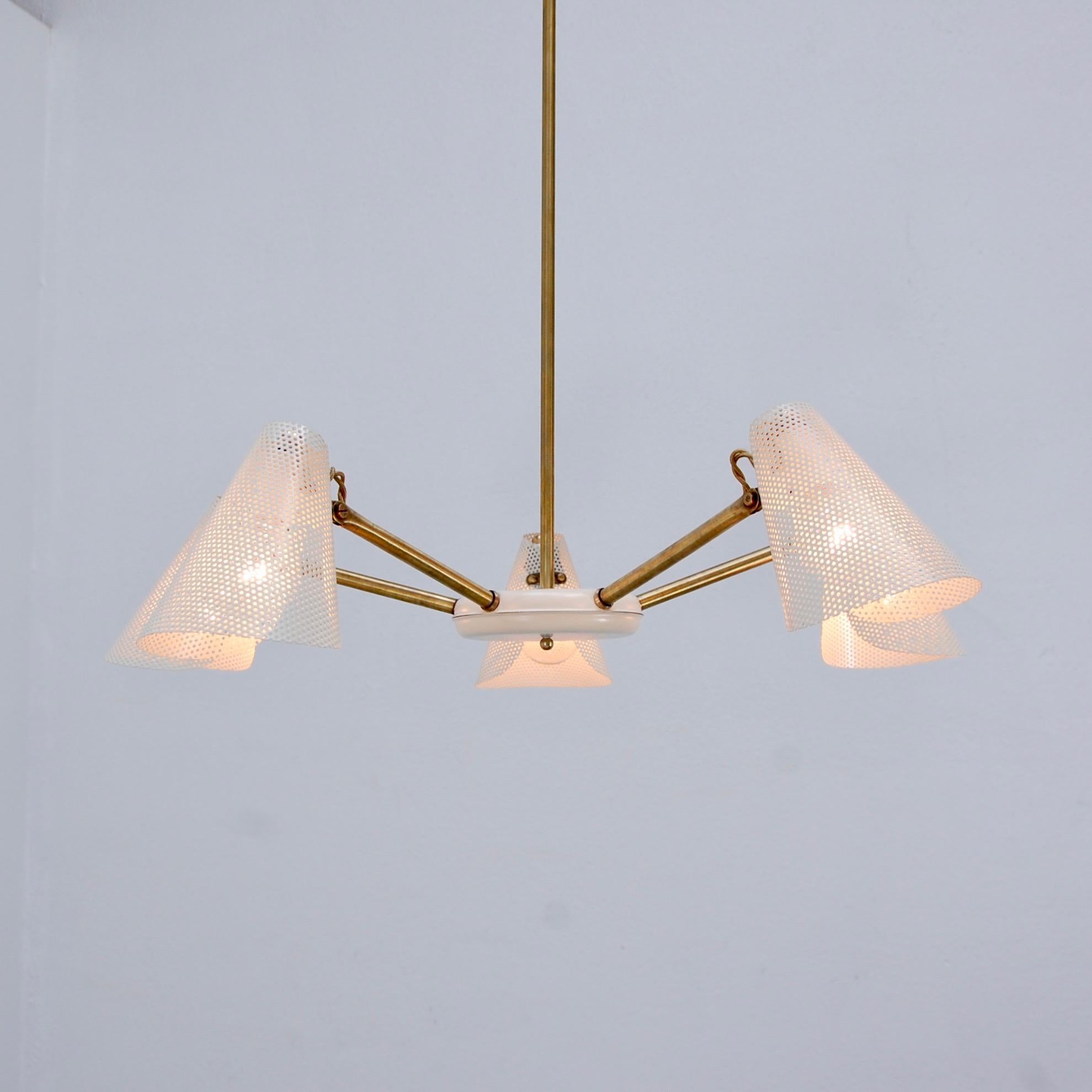 Petite Perforated French Chandelier 1