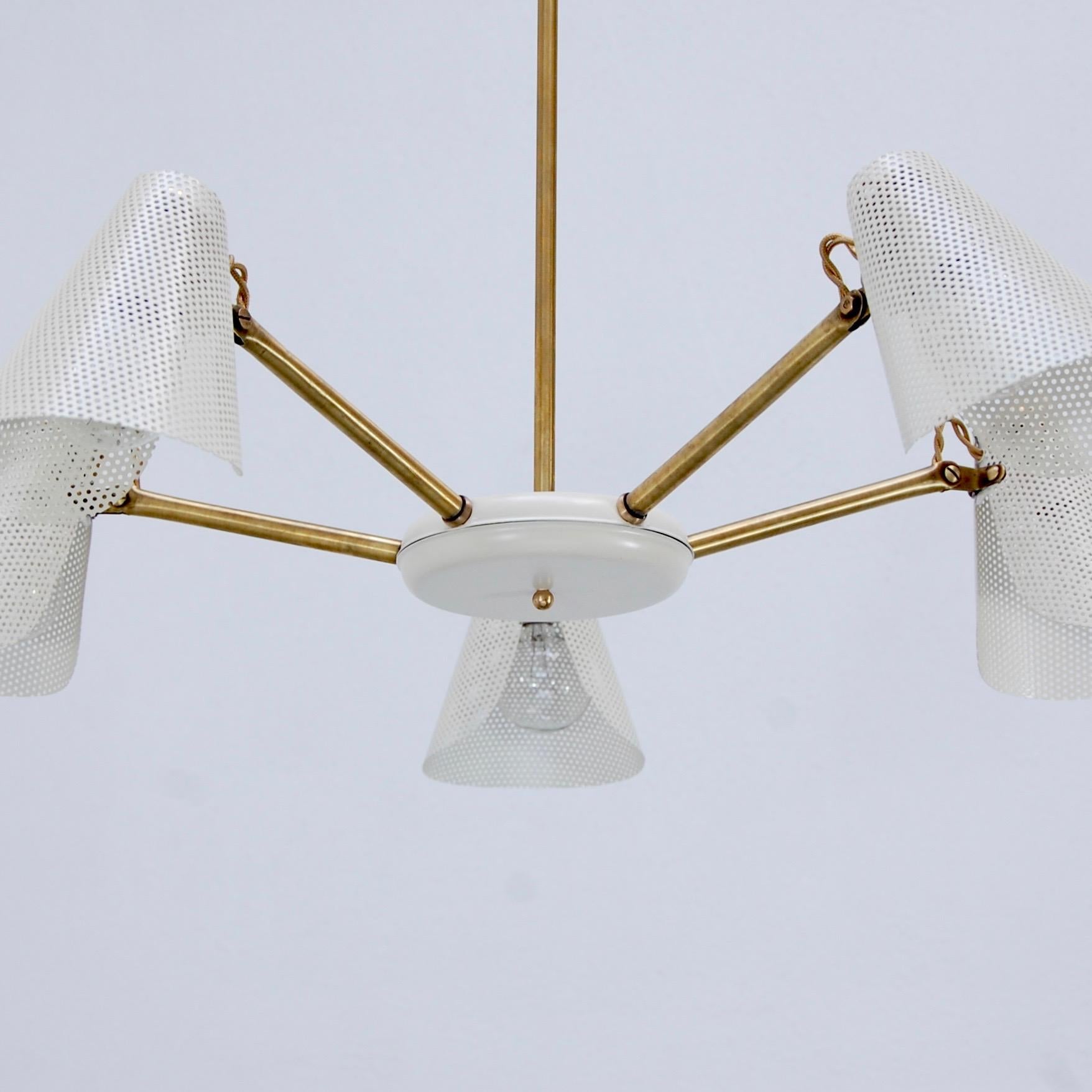 Petite Perforated French Chandelier 2