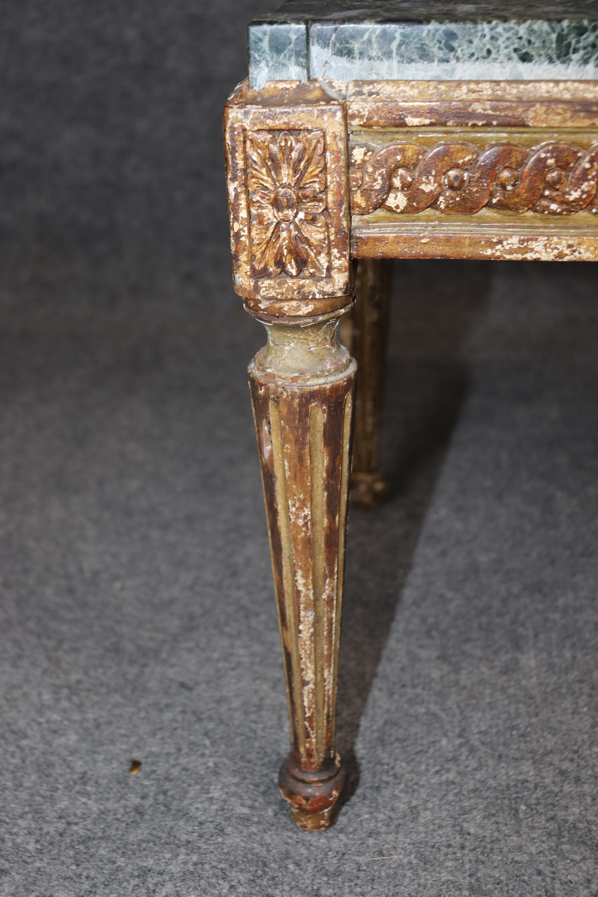 Petite Period 18th century French Distressed Occasional End Table Circa 1780 For Sale 2