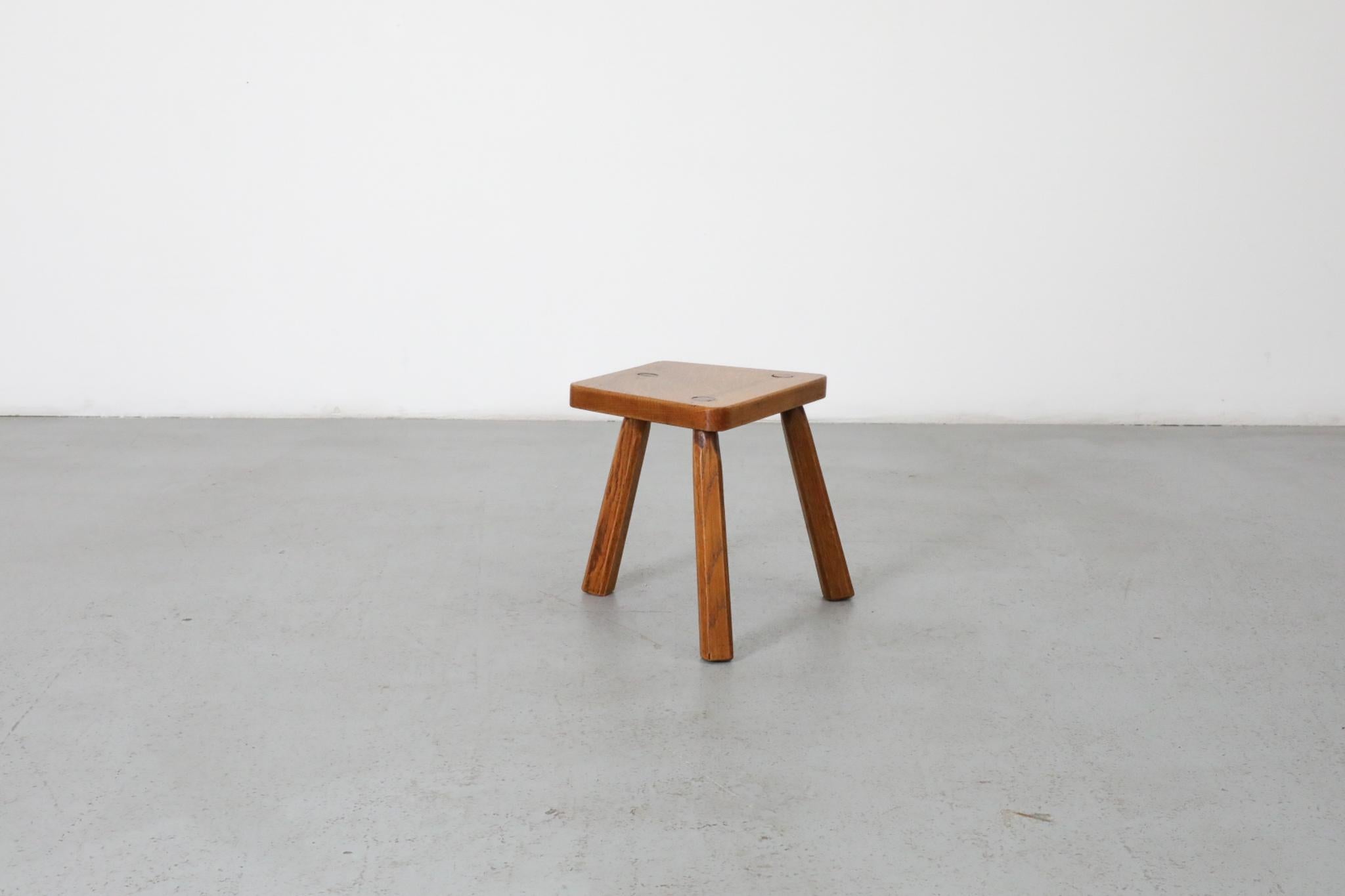 Petite Pierre Chapo Inspired Brutalist Fireside Stool 1