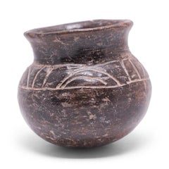 Petite Pre-Columbian Blackware Olla