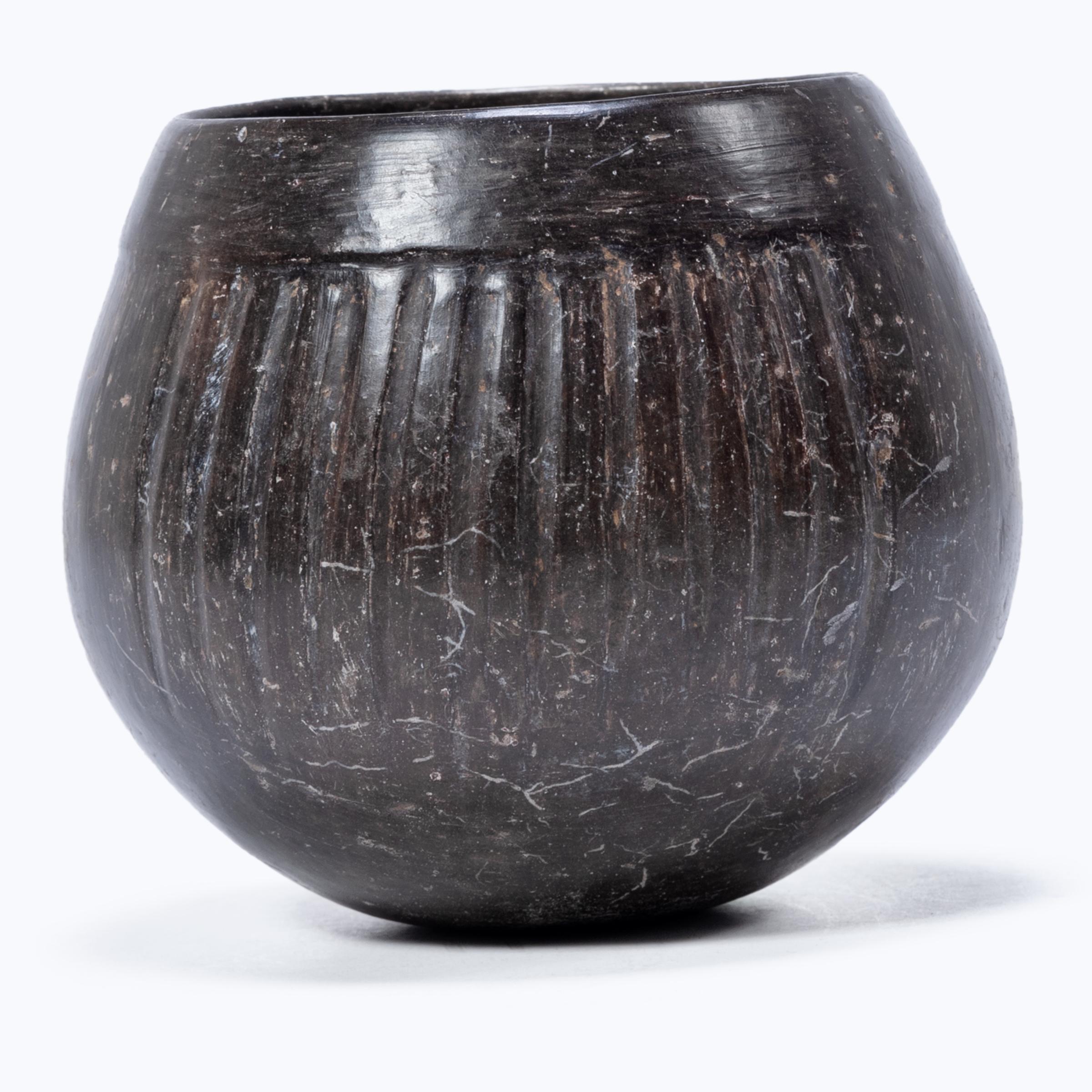 Central American Petite Pre-Columbian Blackware Vessel