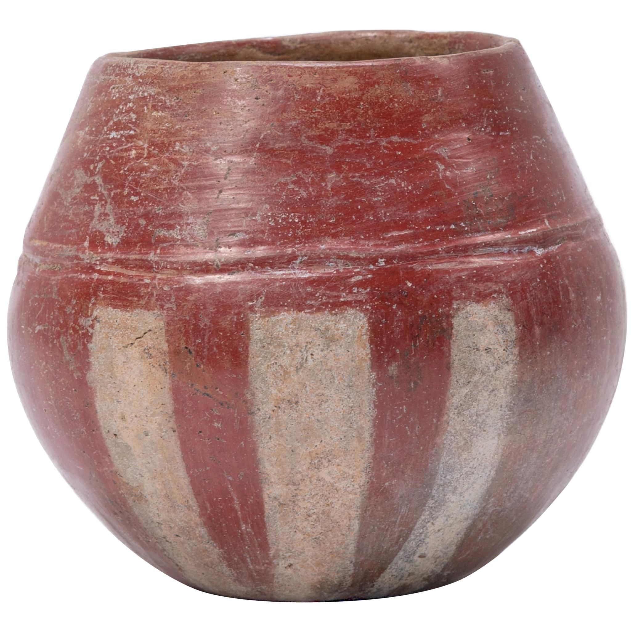 Petite Pre-Columbian Striped Chupícuaro Vessel