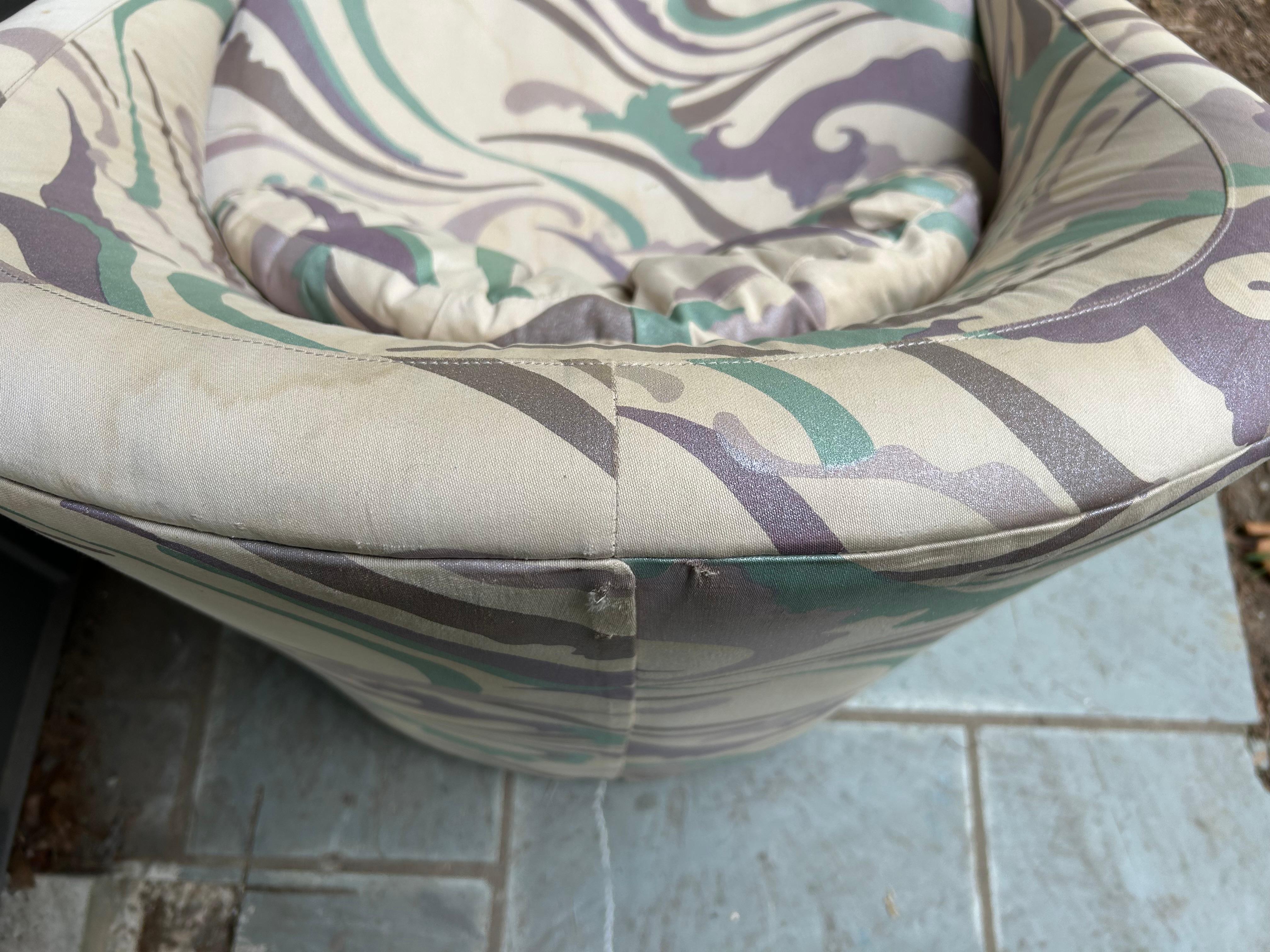 Petite Preview 80s Skulpturale Moderne Chaise Lounge Mitte des Jahrhunderts im Angebot 3