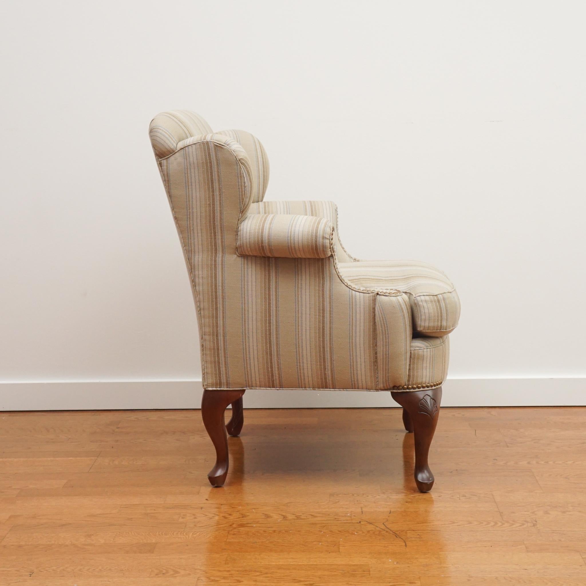 American Petite Queen Anne-Style Wing Chair