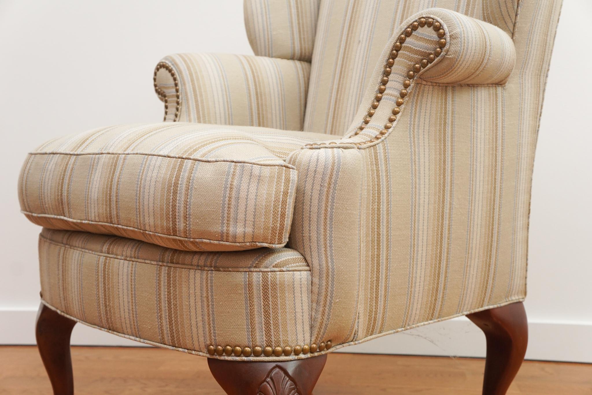 Upholstery Petite Queen Anne-Style Wing Chair