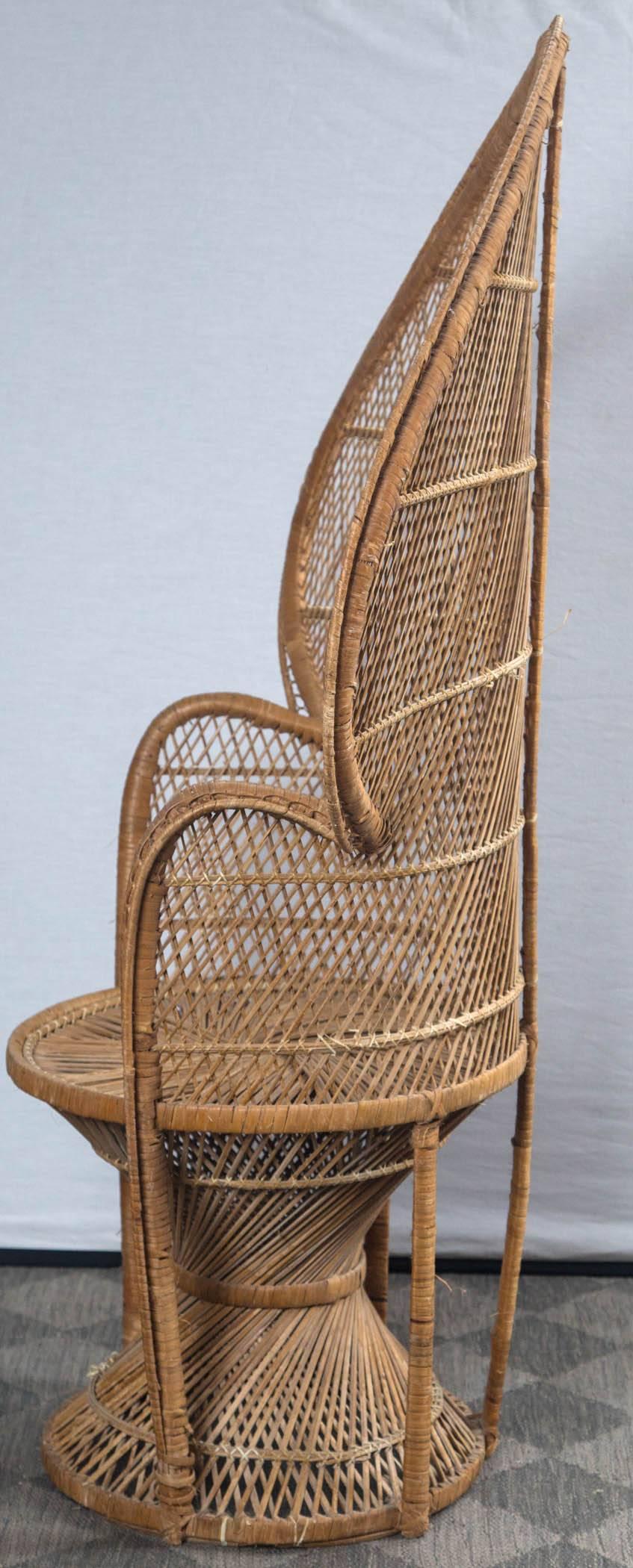 rattan peacock chair for sale