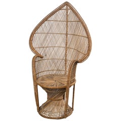 Petite Rattan Peacock Chair