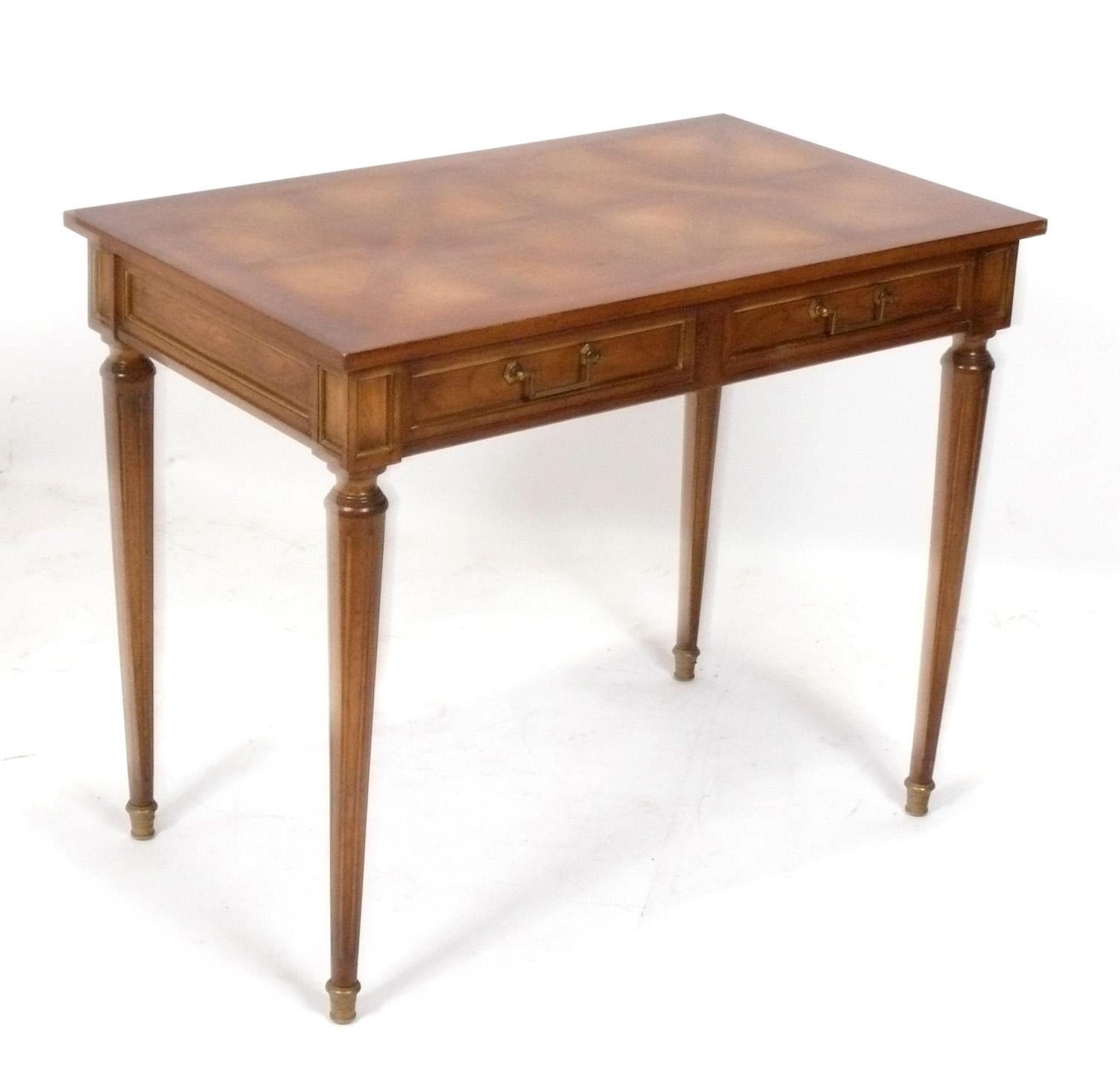Mid-20th Century Petite Regency Style Desk or Console Table For Sale
