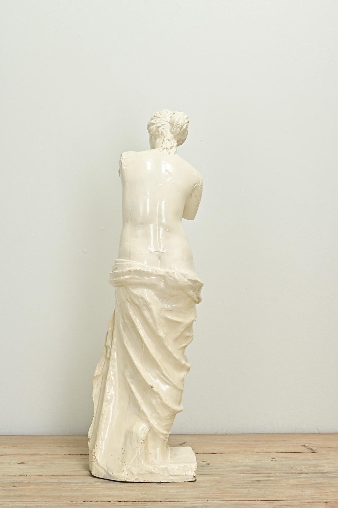 Contemporary Petite Replica Statue of Venus de Milo For Sale