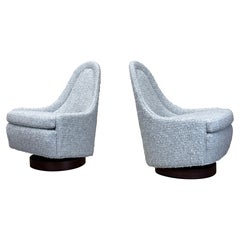 Kleine Schaukeldrehstühle von Milo Baughman