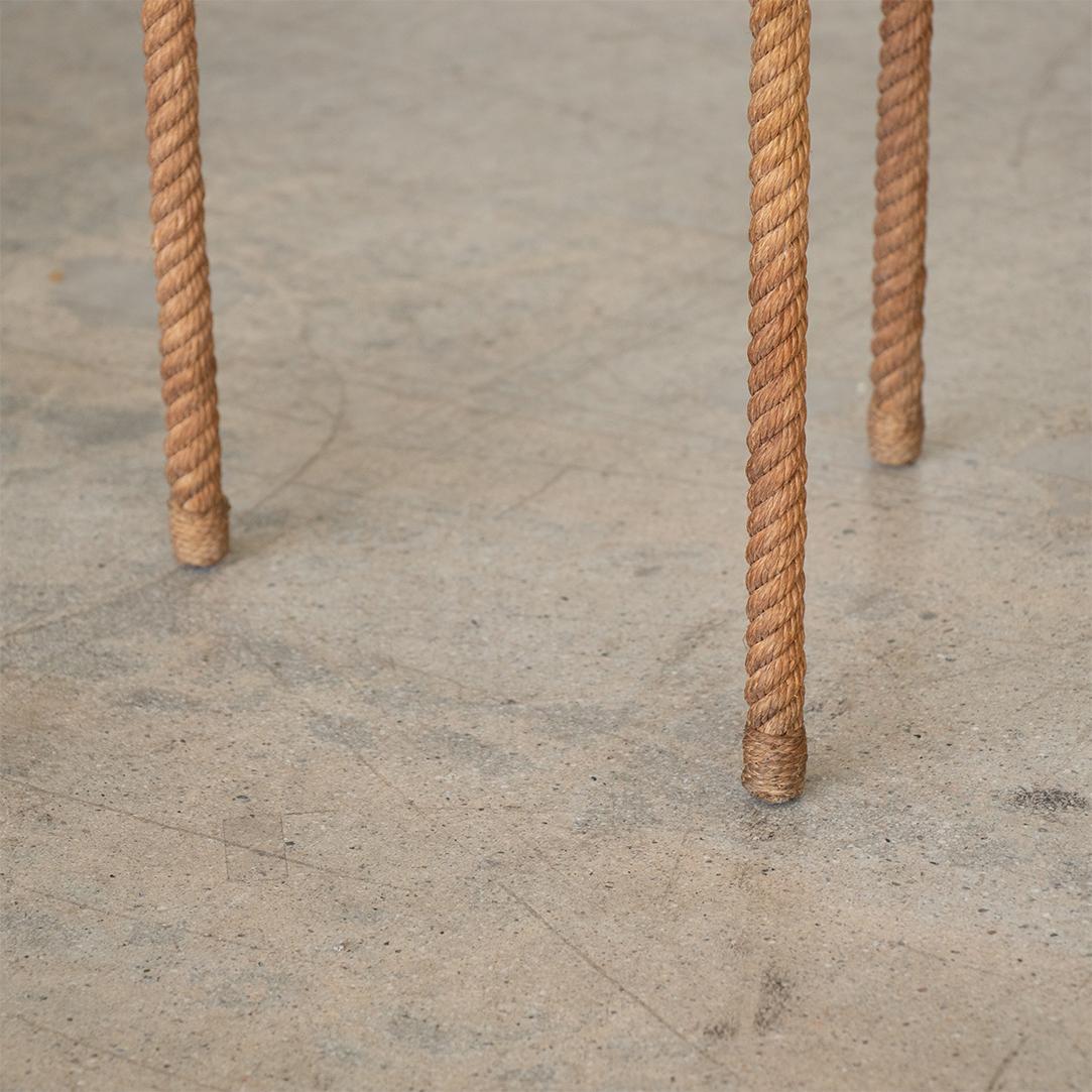 Petite Rope Table by Audoux-Minet 1