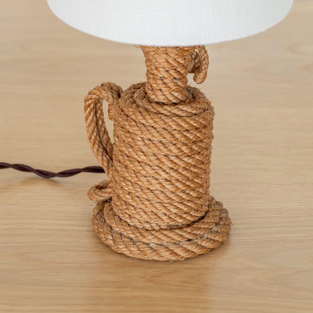Petite Rope Table Lamp by Audoux-Minet 1