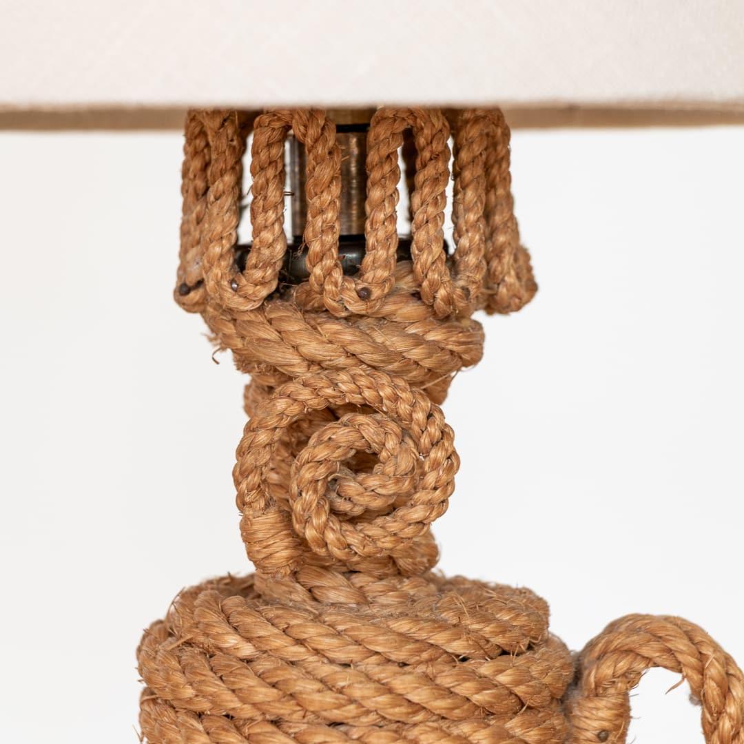 Petite Rope Table Lamp by Audoux-Minet 2