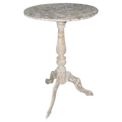 Petite Round Swedish Style Pedestal Wine Table