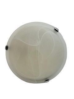 Petite Satin Swirl Glass Flush Mount, 1980s, Eglo Leuchten, Austria