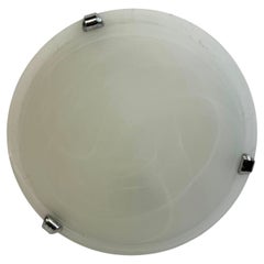 Petite Satin Swirl Glass Flush Mount, anni '80, EGLO Leuchten, Austria