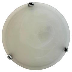 Petite Satin Swirl Glass Flush Mount, anni '80, EGLO Leuchten, Austria