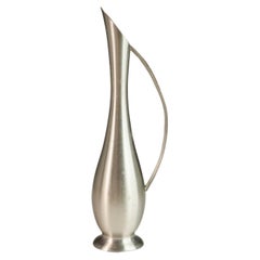 Petite Sculptural Solid Pewter Vase by Metaalwarenfabriek , Holland, c. 1960s