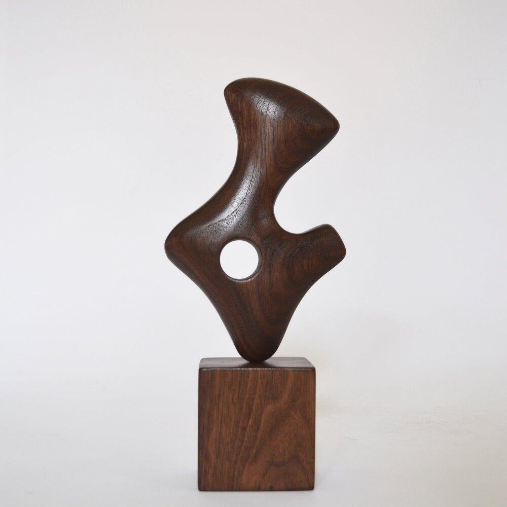 Petite Sculpture by Chandler McLellan
Dimensions: D 7.5 x W 10.2 x H 30.5 cm. 
Materials: Walnut.

Sculptures will be signed and numbered on the bottom of the base. Wood grain will vary, wood species will not. Please contact us.

Chandler McLellan
I