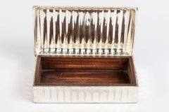 Petite, Silver, Art Deco Box
