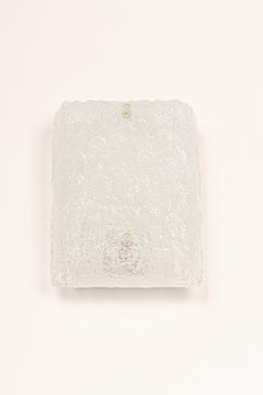 Petite Single Sconce Glass Wall Lights, Austria, 1960s