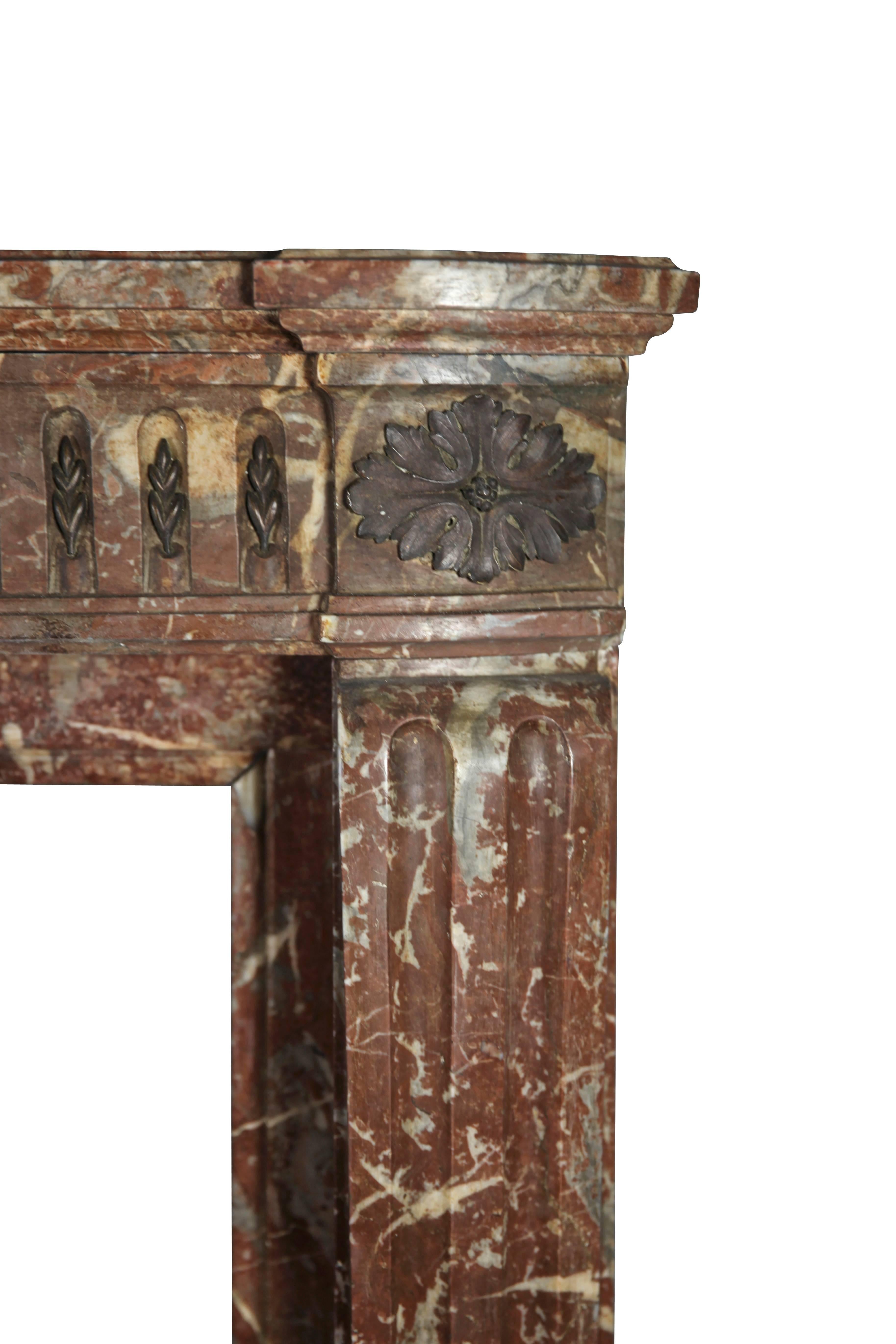 short fireplace surround