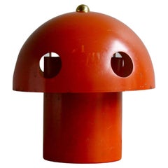 Petite Space Age Metal Table Lamp, Italy, 1960s