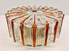 Petite Starburst Pattern Limburg Flush Mount Ceiling Light, 1970s
